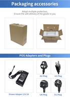 Nuevo Diseño Winson Quiosco Lector de Código QR de 8.0 Pulgadas, Verificador de Precios, Escáner de Código de Barras, Caja Registradora, Mini Quiosco Android y Sistema POS