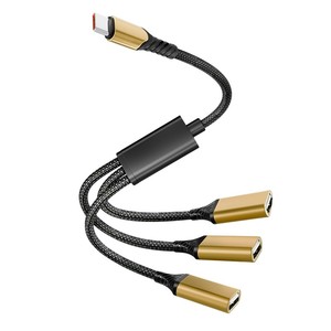 新品上市 3 端口 <span class=keywords><strong>USB</strong></span> C 分线器 Y 型电缆 1 公转 3 母 PD 充电数据同步 适用于 Steam Deck iPad Pro <span class=keywords><strong>USB</strong></span> C 分线器 3 端口 - Product Image 6