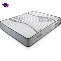 Matelas de haute qualité pour hôtel, protection du sommeil, en latex, en boîte, tailles Twin, Simple, King Size, avec ressorts ensachés en gel et mousse à mémoire de forme