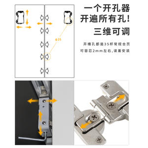 อุปกรณ์เสริมประตูบานเลื่อนแบบพับได้สำหรับตู้เหล็ก พร้อมดีไซน์พับสองชั้น เปิดด้านซ้าย ติดตั้งง่าย พร้อมล้อเลื่อน - Product Image 4