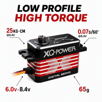 Boîtier en aluminium à profil bas de 27 mm, étanche, servo sans balais 25KG XQ-BLS325 1/10 pour voiture RC programmable XQ-POWER 8.4V