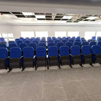 Chaise d'auditorium moderne OSJ avec tablette d'écriture, mobilier de théâtre, salle de conférence scolaire, chaises inclinables pour cinéma, utilisation hôtelière