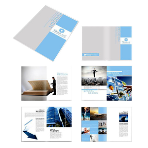 Brochure imprimée OEM personnalisée à bas prix Brochure de papier de spécialité Stratification brillante Feuillet publicitaire à trois volets - Product Image 3