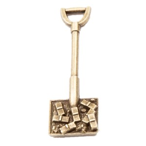Pendentif pelle à lingots en alliage, outil de richesse pour bracelets d'appréciation des mineurs - Product Image 4