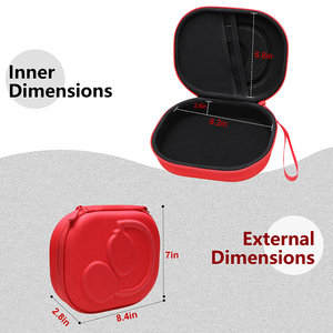 Boîte de transport rigide personnalisée en EVA pour <span class=keywords><strong>écouteur</strong></span>s <span class=keywords><strong>sans</strong></span> <span class=keywords><strong>fil</strong></span>, étui de protection durable pour casque - Product Image 5