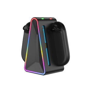 Stazione di Ricarica Magnetica Rapida 4-in-1 NS2 RGB con Supporto per 2 Controller Joycon per <span class=keywords><strong>Nintendo</strong></span> Switch2 Gamepad - Product Image 2