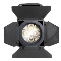350W LED Focus Zoom Fresnel Spotlight Kontrol DMX512 2700-6500K CCT Putih/Putih Hangat CRI Tinggi 96 untuk Pencahayaan Studio Video Panggung