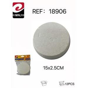 Lámina de Espuma Poliestireno para Manualidades, 15x2.5cm, Espuma Porex para Tallar, para Expresiones Creativas - Product Image 1