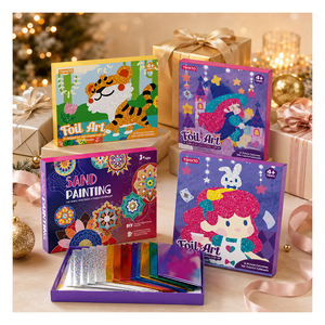 Beginner Friendly Foil <b>Transfer</b> Pictures For Children No Glue Painting Alternative Suited Indoor Family Craft Sessions - Product Image 6