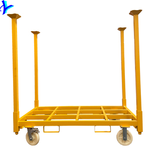 Rack de pile de stockage mobile d'entrepôt personnalisé avec chariot à roues - Product Image 3