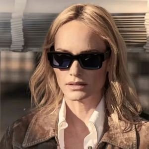 Gafas de Sol Polarizadas con Logotipo Personalizado 2025, Montura Pequeña y Gruesa, Protección UV400, Gafas de Sol Cuadradas de Acetato para Hombre y Mujer - Product Image 2