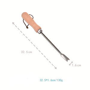 Vente flash : Désherbeur en acier inoxydable avec manche en bois, désherbeur pour un désherbage efficace du jardin - Product Image 3