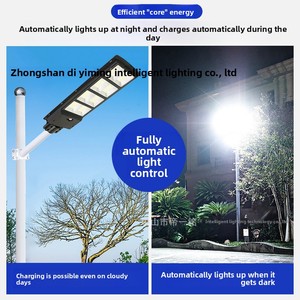 Nuovo Lampione Stradale a LED <span class=keywords><strong>Solare</strong></span> 2026 per Esterni, Impermeabile IP55 con Sensore di Movimento, Telecomando e Controllo Timer - Product Image 4