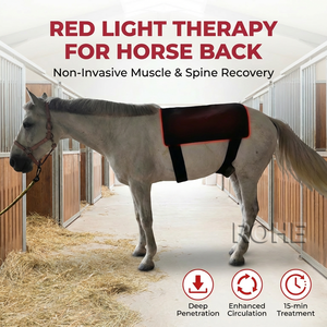 แผงบำบัดด้วยแสงสีแดงสำหรับหลังม้า ROHE ความยาวคลื่น 660 นาโนเมตร และ 850 นาโนเมตร เพื่อการฟื้นฟูกล้ามเนื้อม้าและบรรเทาอาการปวดด้วยแสงสีแดงสำหรับม้า - Product Image 3