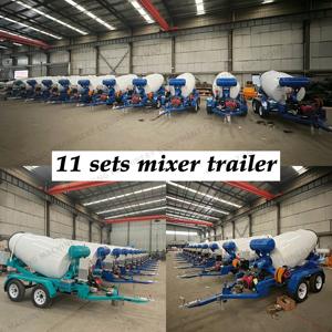 37HP benzinli motor ile toplu silobas 1/2/3 Yard çimento karıştırıcı römork beton harç kamyonu - Product Image 3