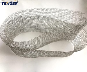 उच्च शक्ति संक्षारण प्रतिरोधी स्टेनलेस स्टील बुना हुआ तार जाल निकास मफलर पैकिंग स्क्रीन - Product Image 6