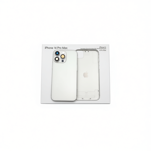 Boîtier central blanc avec coque arrière pour iPhone 14 Pro Max - Coques de téléphone portable haut de gamme - Product Image 2