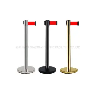 Good Quality Event Security Stainless Queue Pole, Dividers Road Pole Barriers*