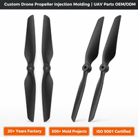 Moulage par injection plastique OEM ODM pour pales d'hélices de drones, accessoires de drones avec services de moulage par injection plastique de qualité