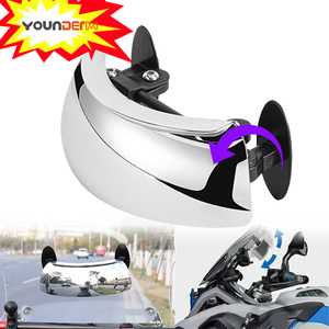 YD-M-3911 Motorcycle Accessories Modified 180 Wide-Angle Reverse Mirror , Full-View Rearview Mirror <strong>No</strong> <strong>Blind</strong> <strong>Spot</strong>
