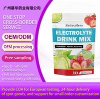 Poudre de mélange de boissons électrolytiques OEM personnalisée transfrontalière sans sucre pour l'hydratation