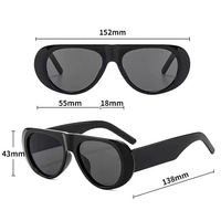Lunettes de soleil pilote, mode bon marché, sport, vente en gros, classiques, promotion pour femmes, lunettes de soleil en plastique recyclé, lunettes de soleil de créateur personnalisées pour hommes