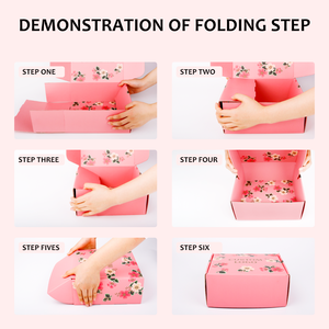 Caja de correo de cartón reciclado de gama alta plegable con logotipo personalizado, diseño gratuito para ropa noble, vestidos, embalaje de cosméticos para calcetines - Product Image 6