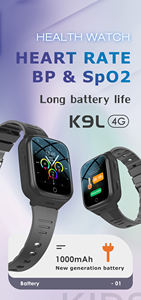 K9LH Smartwatch <span class=keywords><strong>pour</strong></span> adultes 4G Phone Watch avec carte SIM Température corporelle, fréquence cardiaque, pression artérielle et surveillance de l'oxygène - Product Image 2