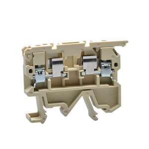 Utl 300V 6.3A điện dây kẹp nối hỏi 1/En cầu chì tàu sân bay <span class=keywords><strong>DIN</strong></span> đường sắt thức ăn thông qua vít hệ thống dây điện khối thiết bị đầu cuối Jut2-4RD - Product Image 2