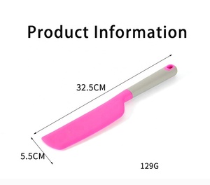 Grande raschietto in Silicone Silicone cucina cucina spatola per <span class=keywords><strong>crema</strong></span> raschietto in silicone strumento di cottura - Product Image 6