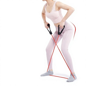 Corda Tensora Multifunzionale in TPE per Allenamento Gambe e Schiena, Attrezzo per <span class=keywords><strong>Fitness</strong></span> e Modellamento del Corpo - Product Image 2