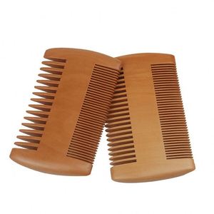 Peine de Madera Natural de Doble Cara con Logotipo Personalizado, Regalo Perfecto de Navidad o Boda para Hombres, Mujeres y Niños - Product Image 3