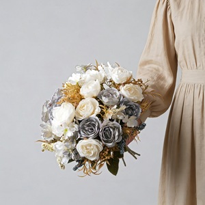 Bouquet de pivoines artificielles CallaFloral MW66006, fleurs et plantes décoratives d'intérieur - Product Image 2