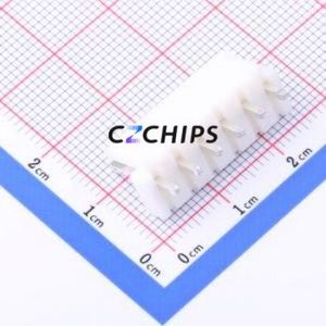 HC-VH-6A6 Wire-to-Board Pin Header Through hole Component (THT),P=3.96mm Connector 1x6P 3.96mm Through Hole VH - Product Image 2