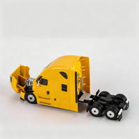 Modèle de camion de logistique en métal à l'échelle 1:64 - Jouet moulé sous pression, statique, personnalisable, souvenir d'entreprise et décoration de bureau