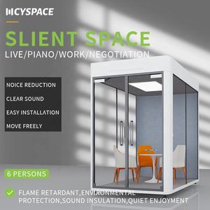 Portable Office Pod personnalisé insonorisation panneau acoustique bibliothèque d'aéroport intimité travail parler réunion cabine de salle insonorisée - Product Image 6