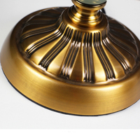 Lampe de chevet en céramique et tissu de style vintage américain, ambiance luxueuse et haut de gamme, lampe de table décorative pour bureau