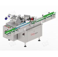Machine d'étiquetage automatique à colle liquide froide Enak à prix d'usine pour bouteilles rondes, bocaux et canettes