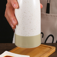 Bouteille d'huile d'olive en céramique avec logo personnalisé, bouteille d'huile de cuisine, 300ml, livraison gratuite