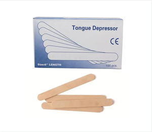 Umwelt freundlicher Tattoo Medical Sterile Hochwertiger Einweg-Zungen spatel aus Holz - Product Image 2