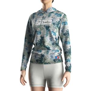 Sweat à capuche à séchage rapide, écologique, protection solaire, performance rapide, manches longues, pour la pêche, pour femmes - Product Image 5