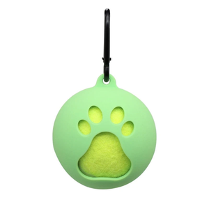 Kanca ile çevre dostu kadife köpek tenis topu kol tutucu-eller serbest açık Pet oyuncak depolama - Product Image 3