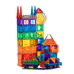 Set <span class=keywords><strong>di</strong></span> Blocchi Magnetici da Costruzione 100 Pezzi <span class=keywords><strong>per</strong></span> <span class=keywords><strong>Bambini</strong></span> dai <span class=keywords><strong>3</strong></span> <span class=keywords><strong>Anni</strong></span> in Su, Giocattoli Educativi STEM, Piastrelle Robuste <span class=keywords><strong>per</strong></span> <span class=keywords><strong>Giochi</strong></span> <span class=keywords><strong>di</strong></span> Costruzione - Product Image 5