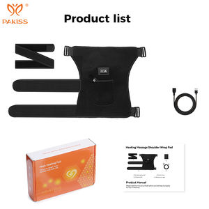 เข็มขัดประคบร้อนบำบัดด้วยแสงสีแดงไร้สาย PAKISS แบบปรับแต่งได้สำหรับทุกเพศ 105 หลอด LED พร้อมระบบสั่นสะเทือนนวดคลึงบรรเทาอาการปวดไหล่ - Product Image 6