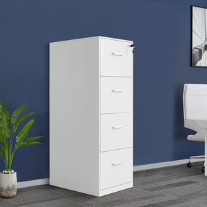 Commercial 4-Drawer Metal Filing <b>Cabinet</b> with <b>Lock</b> Wholesale Office Steel <b>Cabinets</b> for Warehouse Use - Product Image 3