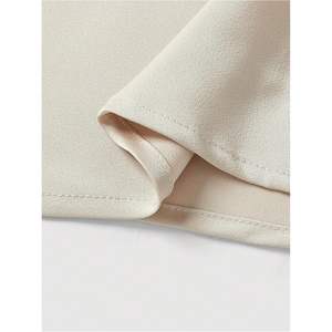 Falda Maxi de Satén Personalizada para Mujer, Cintura Alta, Estilo Cruzado, Fruncida, Cola de Pez, Elegante y Casual, 100% Seda, Tela Brillante - Product Image 1