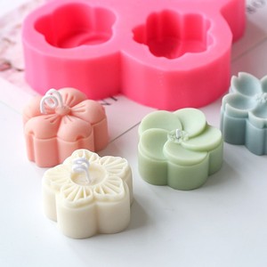 Flower Silicone Mooncake Mold Rose Peony Shape DIY Ice Jelly Mold For Cake Making - Product Image 2