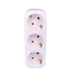 Avrupa tarzı 2 Pins dişi uçlu uzatma kablosu Schuko Euro fiş adaptörü Euro CEE7/7 Schuko CEE7/3 duvar çıkış soketi - Product Image 2