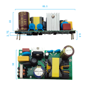 Ytc एसी एसी एसी छोटे सर्किट बोर्ड कनवर्टर पावर मॉड्यूल इनपुट 100-264v से 30w 40w 87% दक्षता 24 वी आउटपुट स्मार्ट होम औद्योगिक - Product Image 3