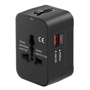Cargador Rápido GAN de 70W para Teléfono Móvil con Cable Retráctil Tipo C, Enchufe Internacional, Adaptador de Viaje Universal - Product Image 1
